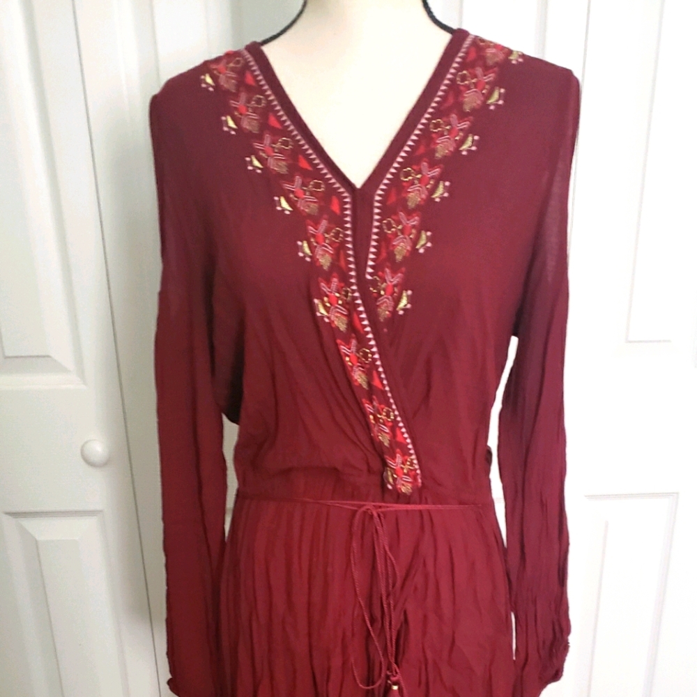 Long sleeve maxi dress